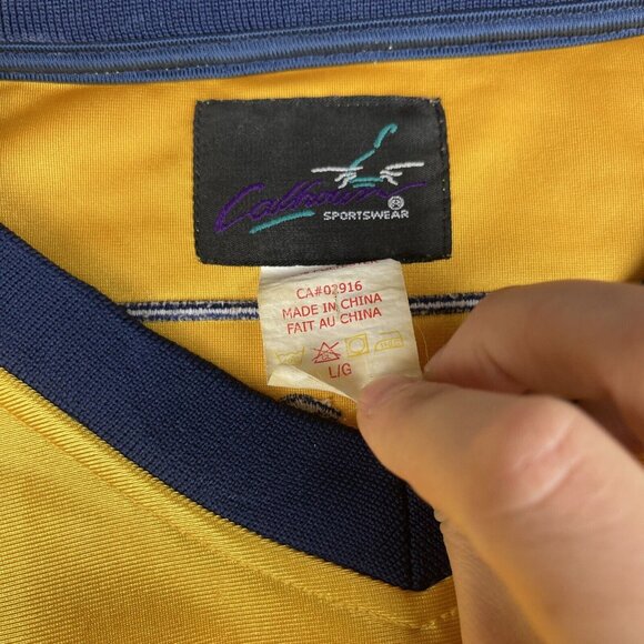 Vintage Calhoun Sportswear Football Corona Beer Bottle #6Mexico Beach T Shirt L - Picture 10 of 16